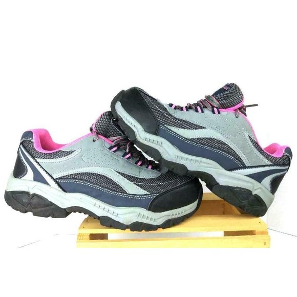 BRAHMA Women's Steel Toe Work Shoes Sarah Pink Black US 9.5 ASTM F2413-11 - Picture 2 of 12